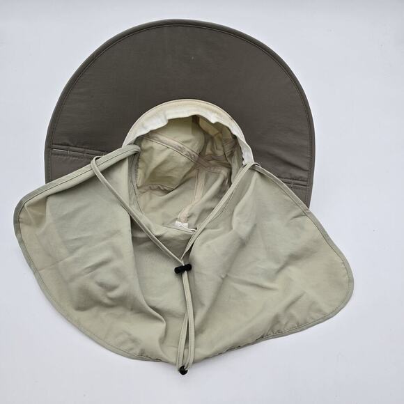 Juniper Hat Womens Medium Large Hiking Sun Beach Safari Fish Wide Brim Neck Flap - Picture 4 of 12